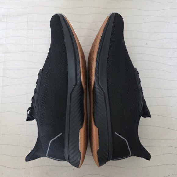 Flux Mens Adapt Runner Black Gum Sole Barefoot Running Shoes Sneakers Size 12.5 - Picture 7 of 11